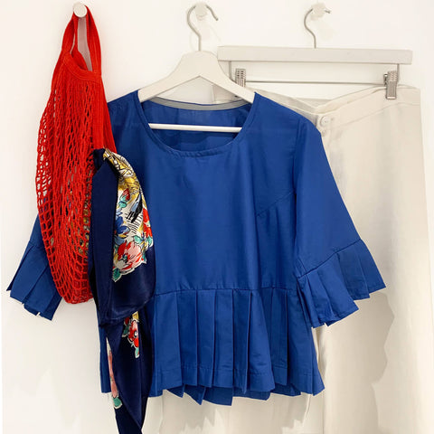 A pull-on Tiered Blouse