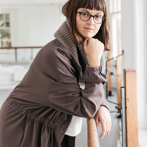 Utility Coat in Jersey
