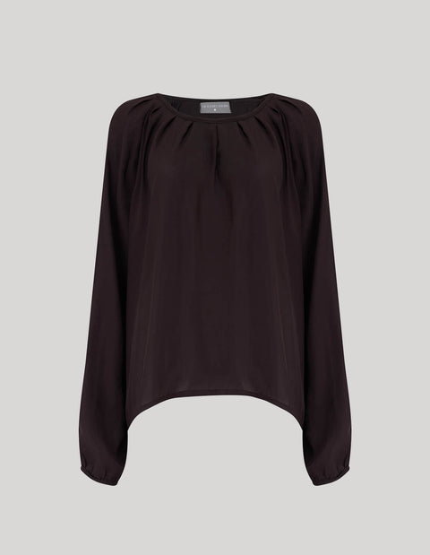 The Pleat Neck Blouse