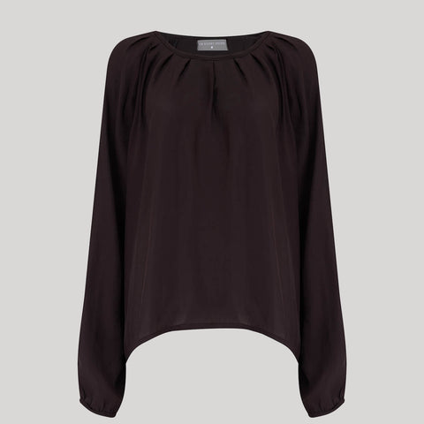 The Pleat Neck Blouse