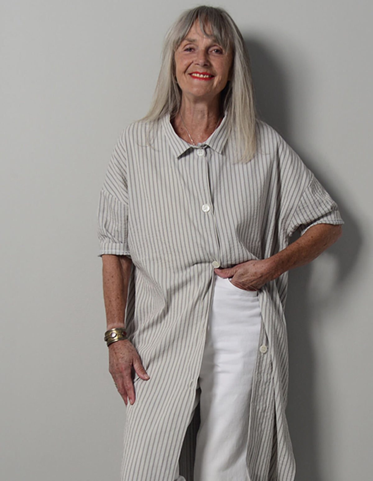 oversized shirt dress diy How To: Oversized T-Shirt Maxi Dress with Gathered Sides