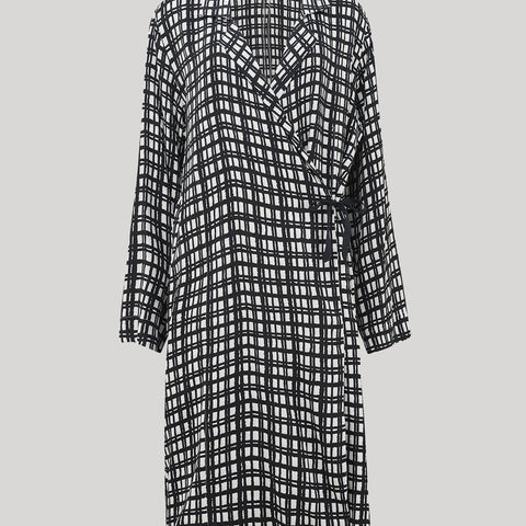The Woven Wrap Dress